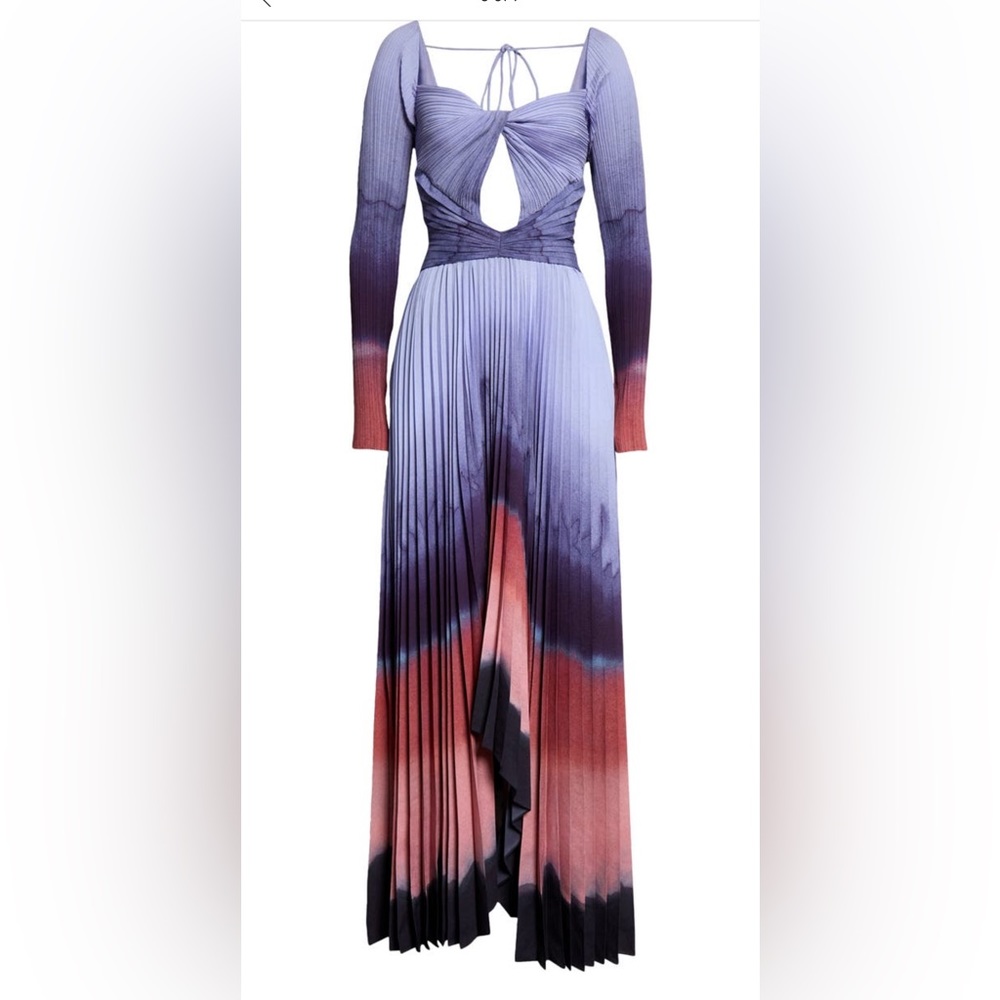 Altuzarra
Varvara Pleated Long Sleeve
Handkerchief Hem Dress NWT